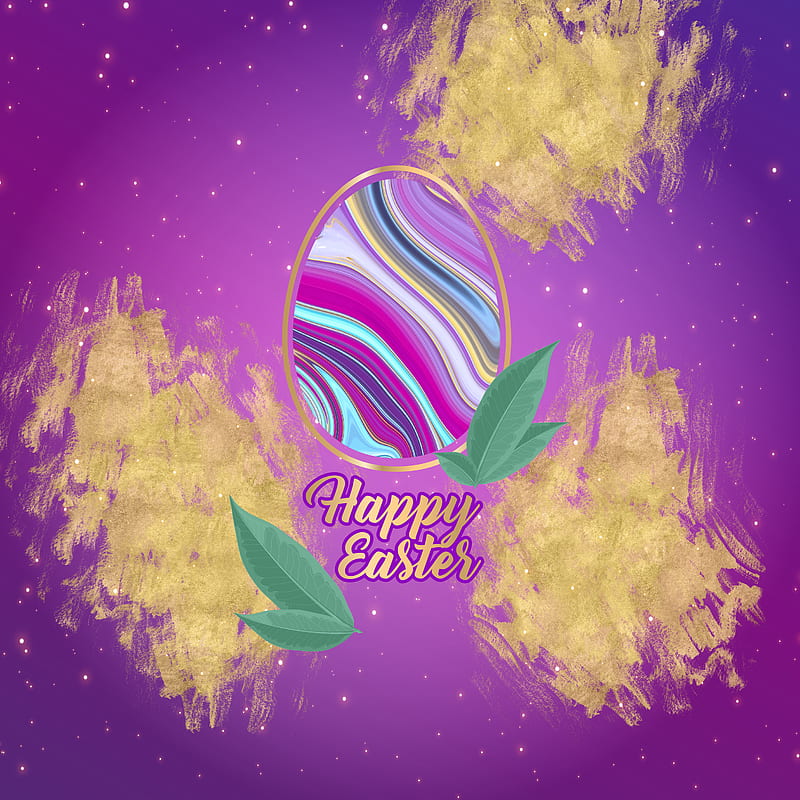 Easter egg violet, Easter, Happy easter, bunny, easter eggs, egg