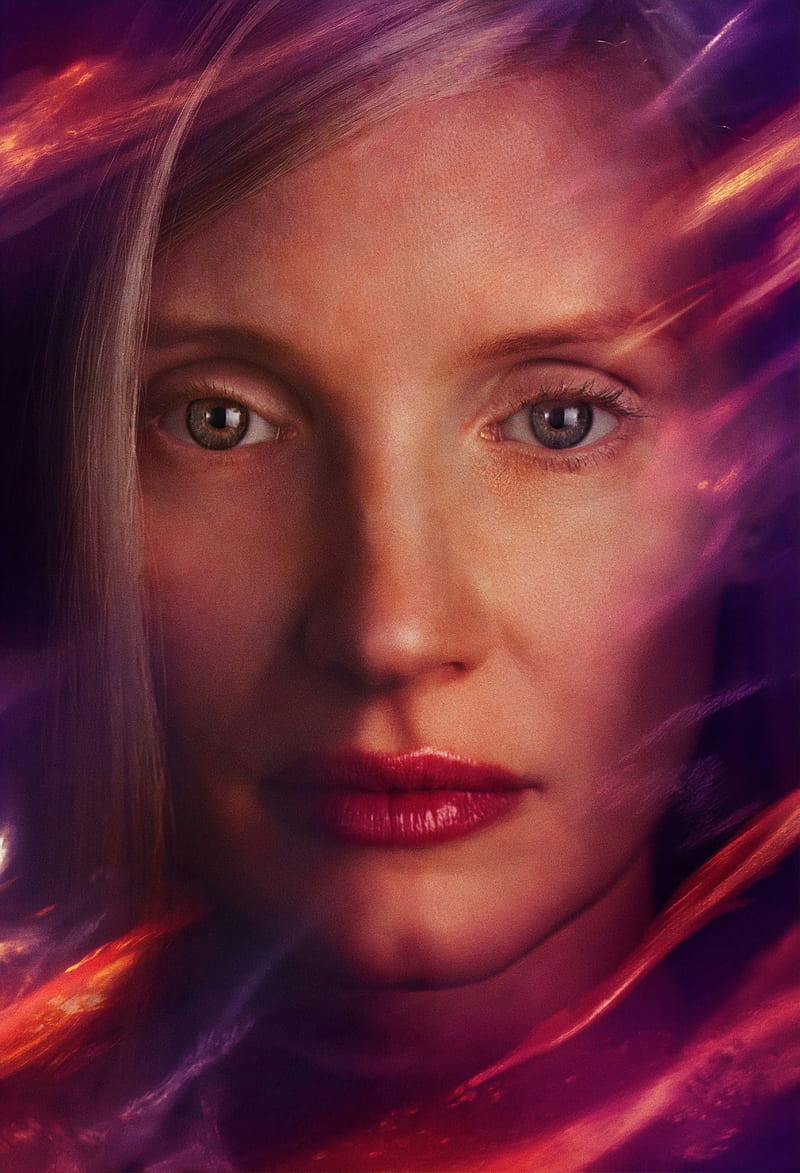 Jessica Chastain X-Men Dark Phoenix Poster, HD phone wallpaper