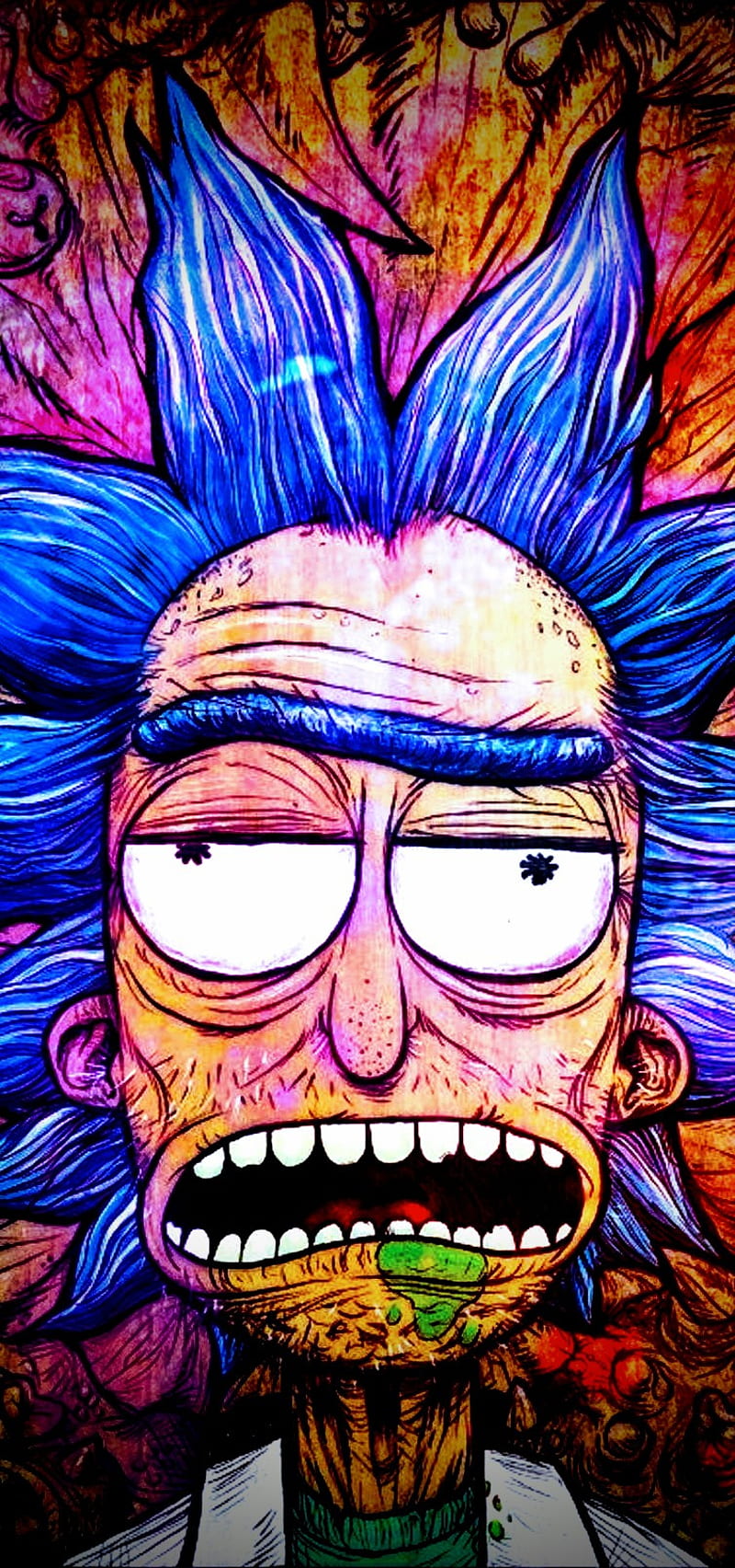 Top more than 86 trippy rick and morty wallpaper phone latest - in ...