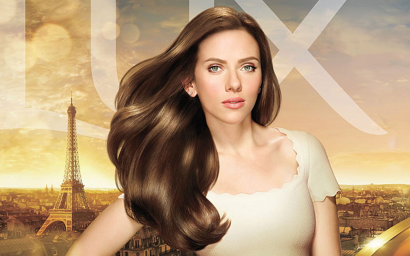 Scarlett Johansson 2019 LUX Advertise Poster, HD wallpaper