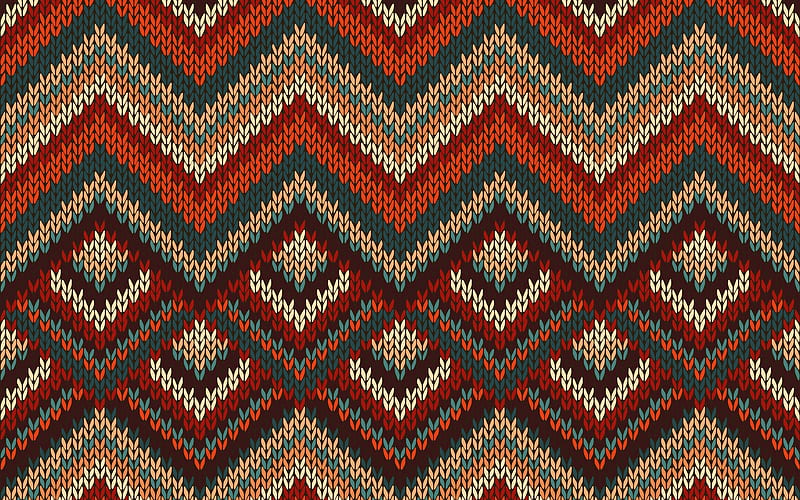 pattern, knitting, texture, HD wallpaper