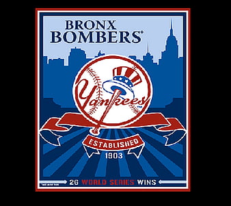 New York Yankees, american league, baseball, big apple, bronx bombers,  logo, HD phone wallpaper