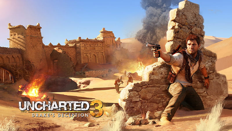 Uncharted 3 Drake’s Deception, nice, cool, bullets, fiction, game, uncharted, adventure, HD wallpaper