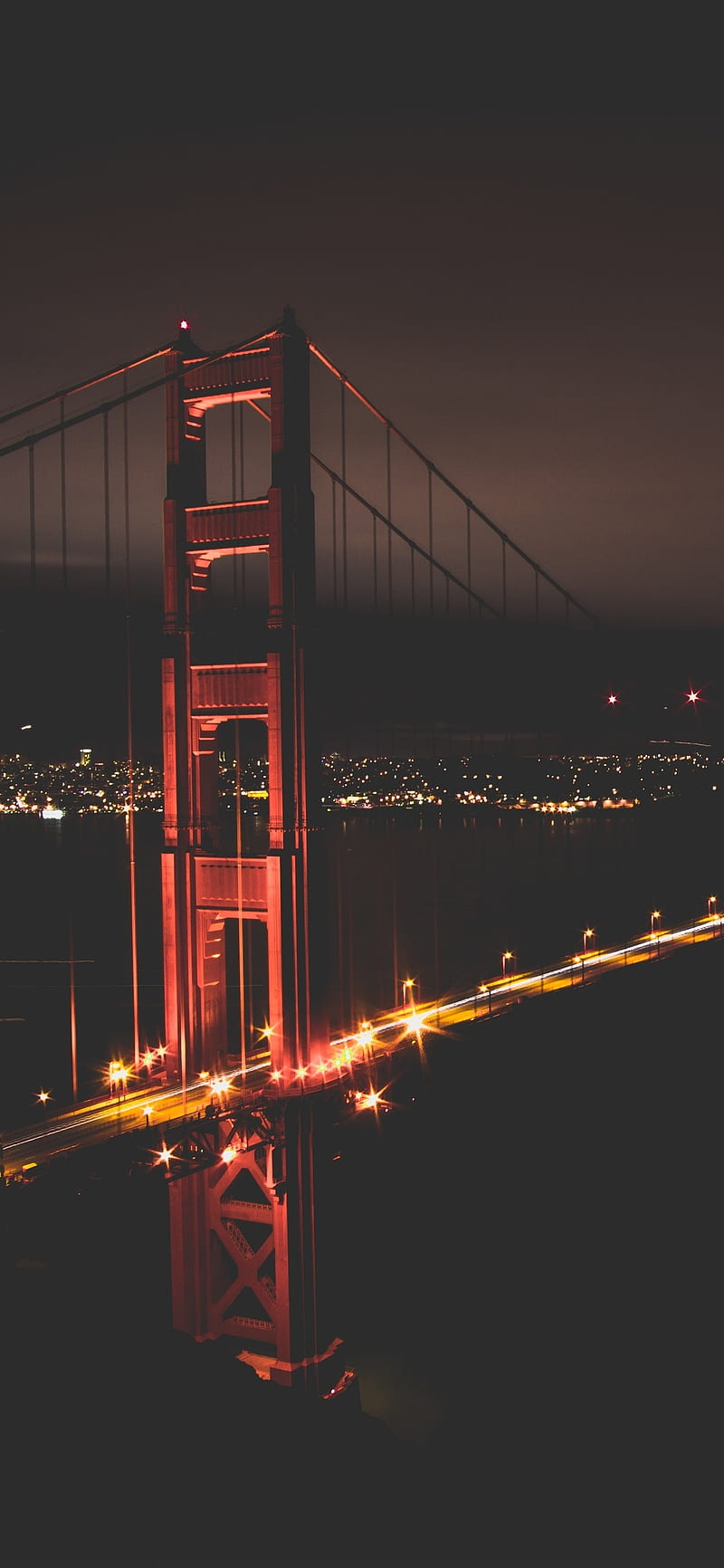 Golden Gate Bridge At Night Time iPhone XS, iPhone 10, iPhone X , , Background, and, HD phone wallpaper