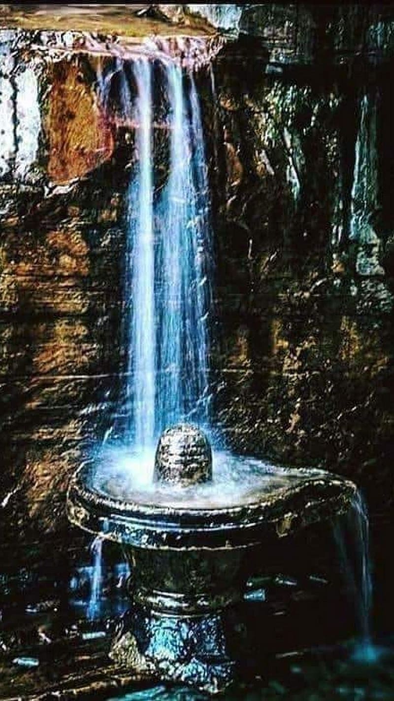 Water On Shivling, shivling, water, god, lord shiva, bhakti, mahadev, HD phone wallpaper