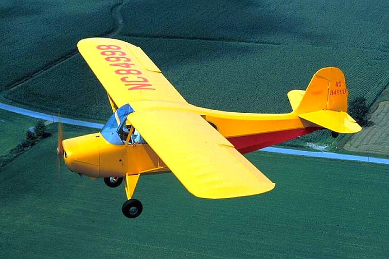 Yellow Plane, cool, HD wallpaper | Peakpx