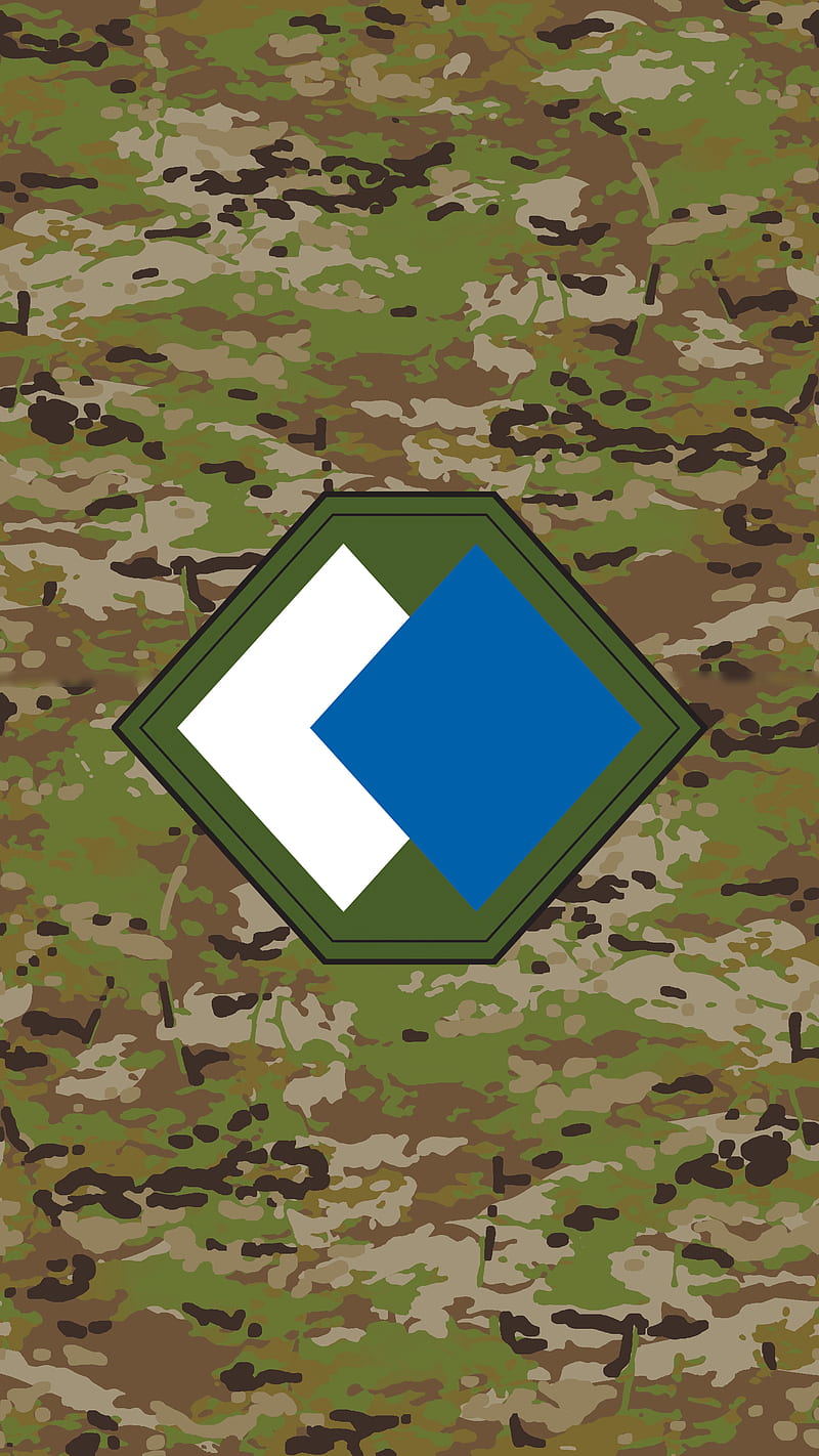 96th Infantry Div, 929, army, camo, camouflage, military, milticam, us, vector, HD phone wallpaper
