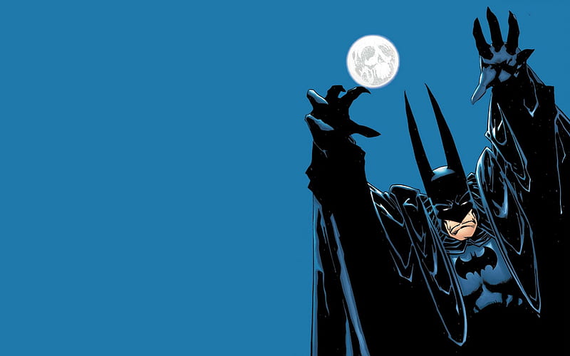 Batman calavera luna, dc comics, batman, historietas, superhéroes, Fondo de  pantalla HD | Peakpx