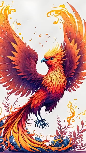cool phoenix bird wallpaper