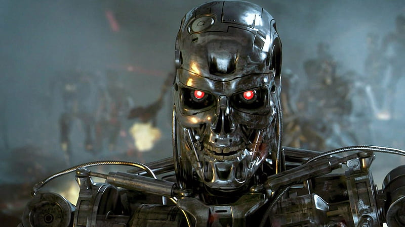 Terminator Exoskeleton, Terminator, exoskeleton, model 101, cyborg, movies, HD wallpaper