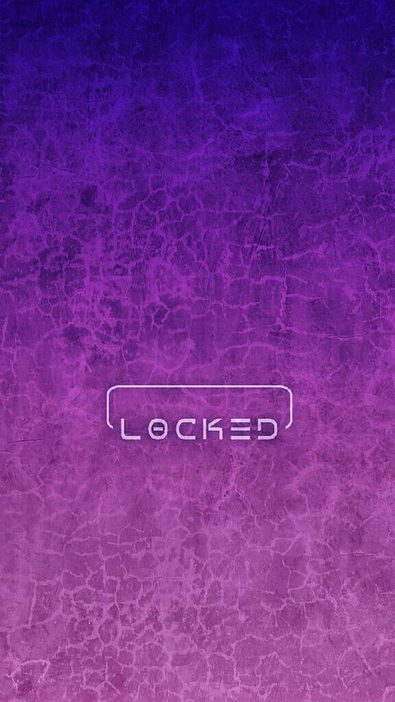 Purple lockscreen, lock, locked, screen, HD phone wallpaper