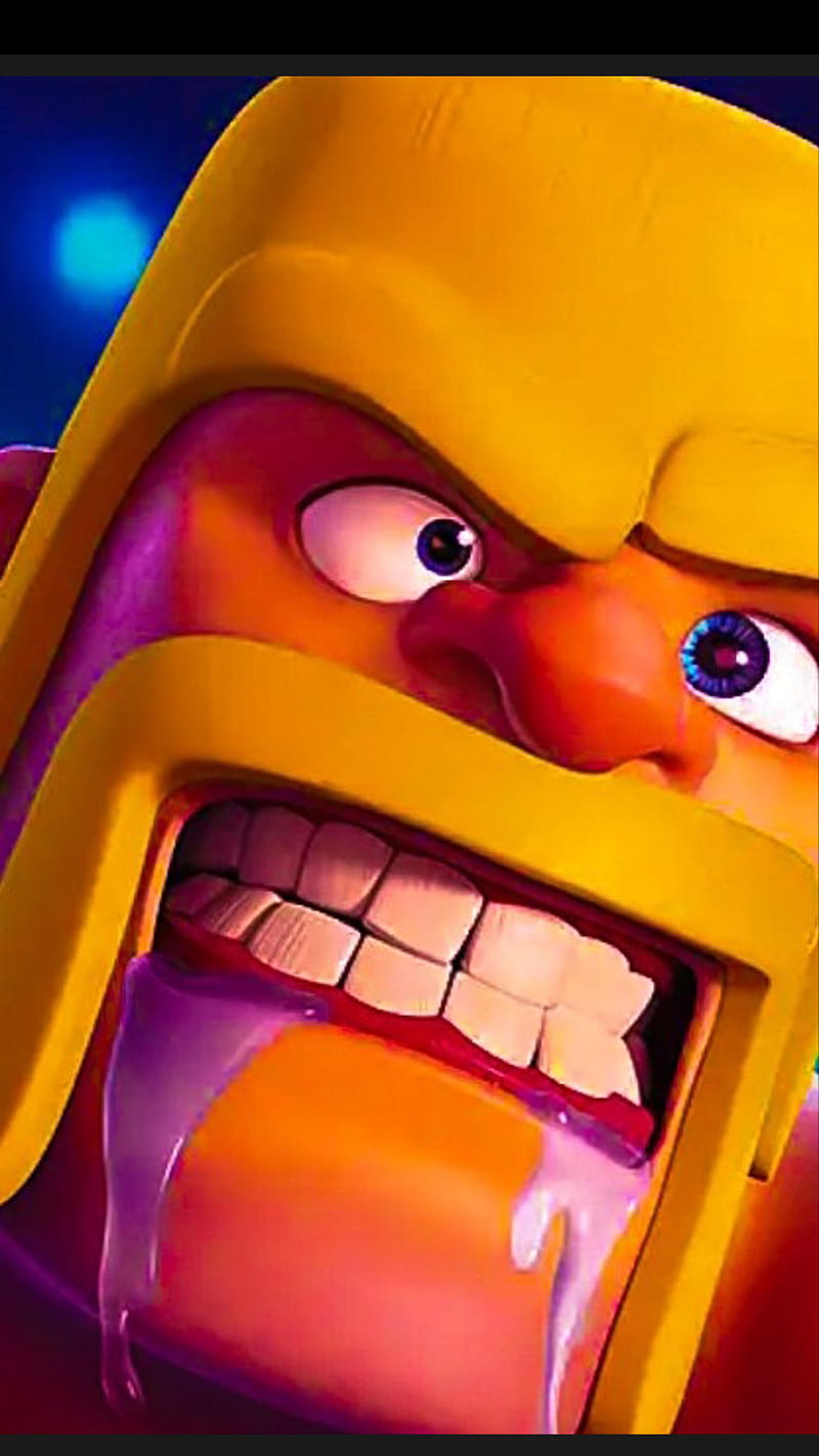 Clash of clans angry, angry, clans, clash, games, of, HD phone wallpaper