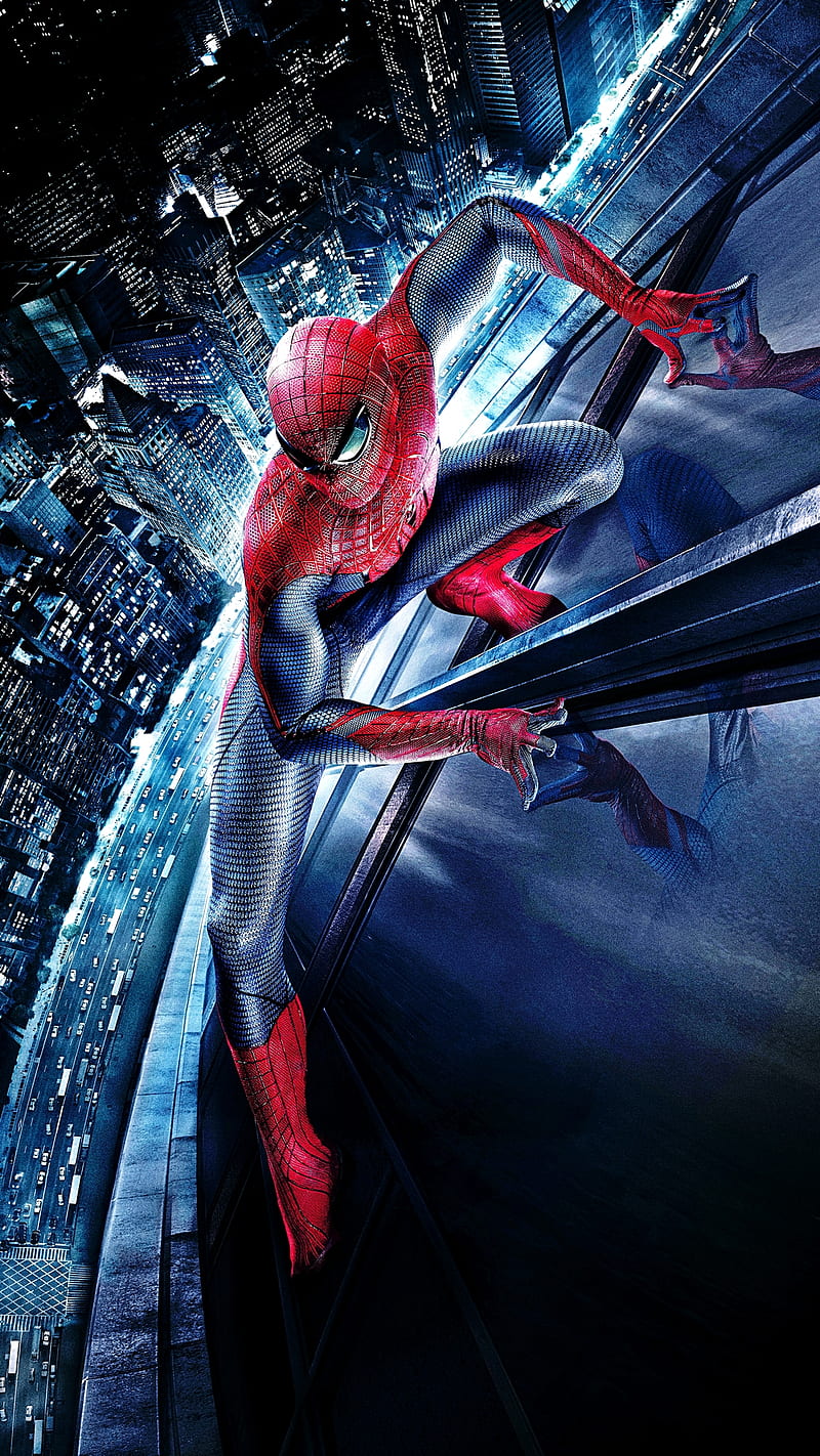 Spiderman, 1080x1920, city, movies, HD phone wallpaper
