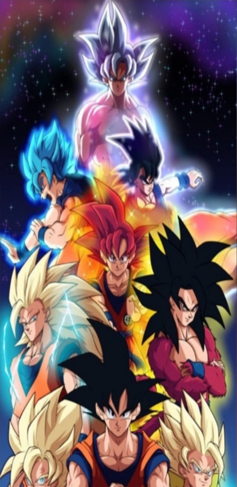 Goku transformations, dragon, super, HD phone wallpaper | Peakpx