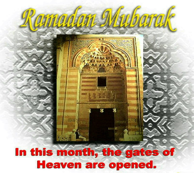 Ramadan Mubarak, blessed, fast, islamic month, HD wallpaper