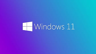 Windows 11 Logo In Blue Purple Background Windows 11, HD wallpaper