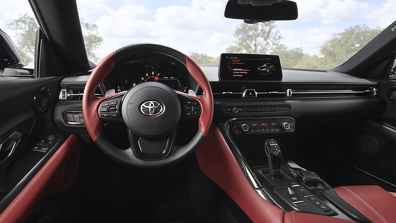 2020 Toyota GR Supra Launch Edition Interior, HD wallpaper