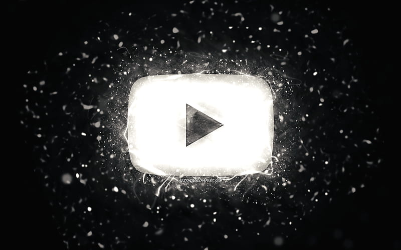 black youtube logo