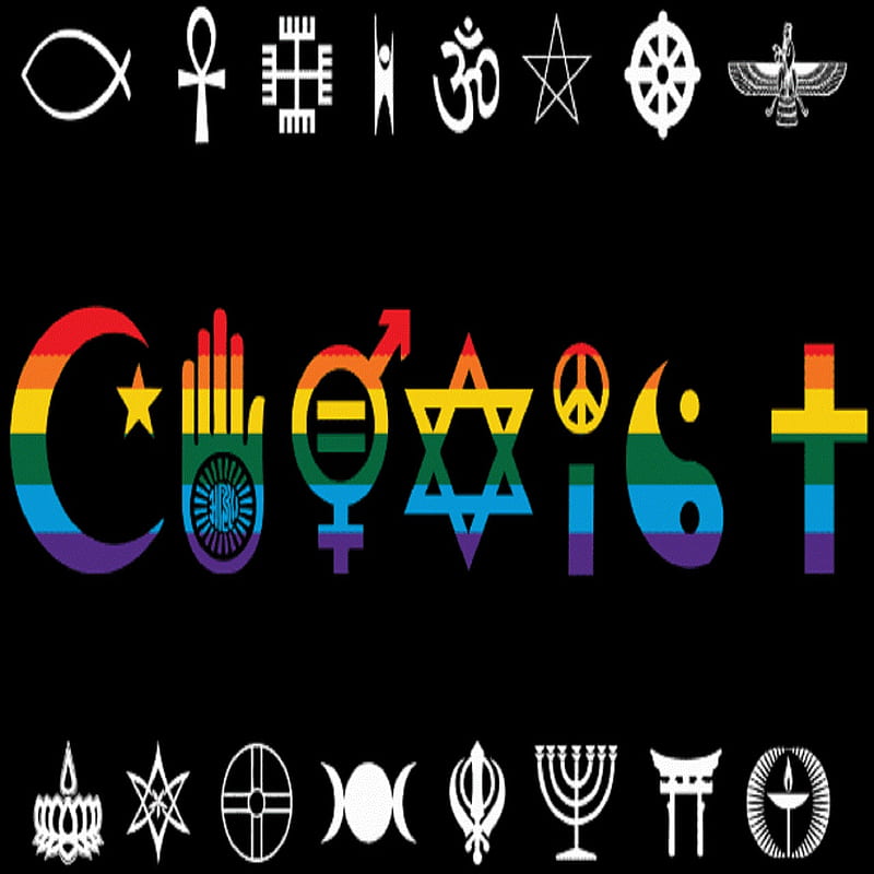 Coexist spiritually, love, positive, quote, quotes, sayings, think, thoughts, HD phone wallpaper