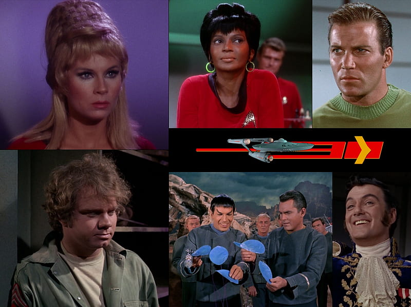 Star Trek, Kirk, Pike, Uhura, Star Trek Original Series, HD wallpaper