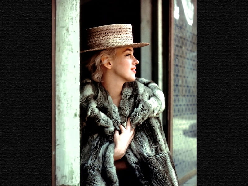 Marilyn Monroe37, bus stop, niagara, Marilyn Monroe, gentleman perfer blonds, HD wallpaper