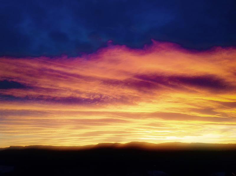 timelapse graphy of cumulonimbus cloud during golden hour, HD wallpaper