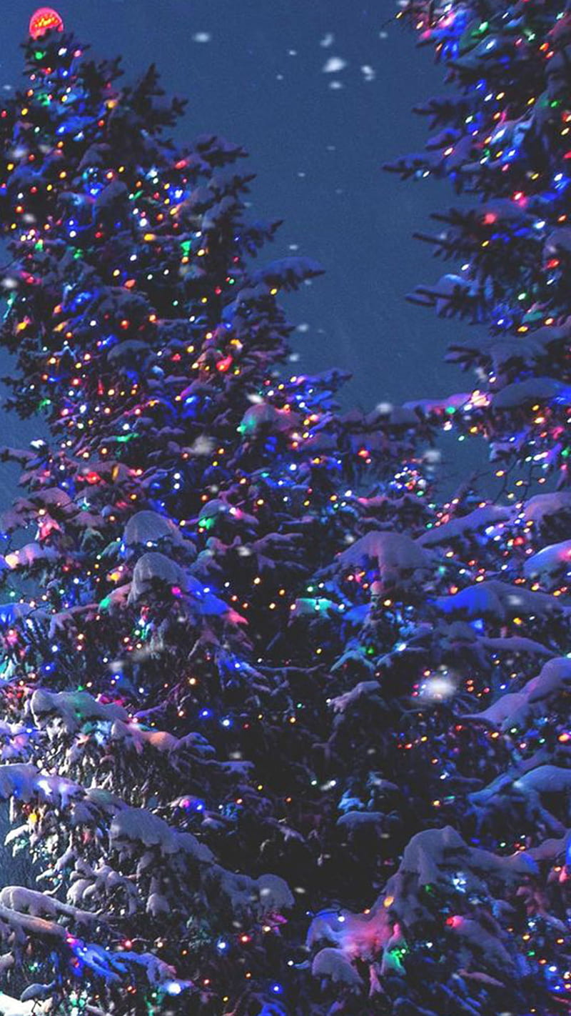 CHRISTMAS WALL, 2020, aesthetic, corazones, merry christmas, nebula, purple, snow, winter, HD phone wallpaper