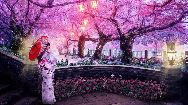 Cherry blossom tree, Cherry tree, Flowers, Nature, Forest, japan, Scenery,  Fantasy, HD wallpaper | Peakpx