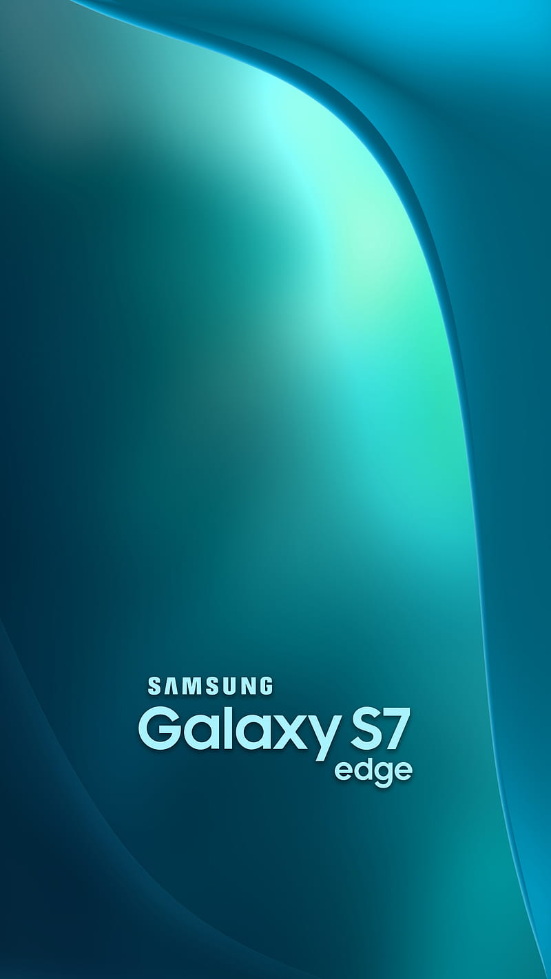 Abstract Cyan, azure, logo, s7, s7 edge, samsung, HD phone wallpaper