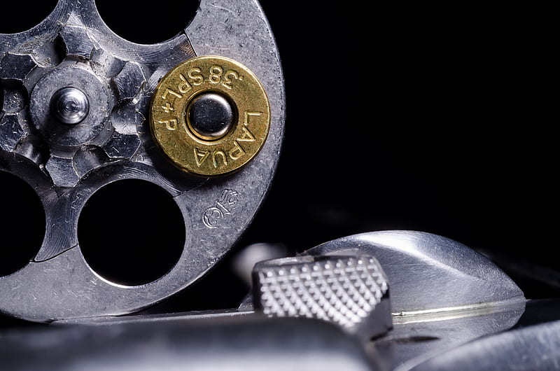 Russian Roulette, cartridge, girl, love, pistol, revolver, russia, HD wallpaper