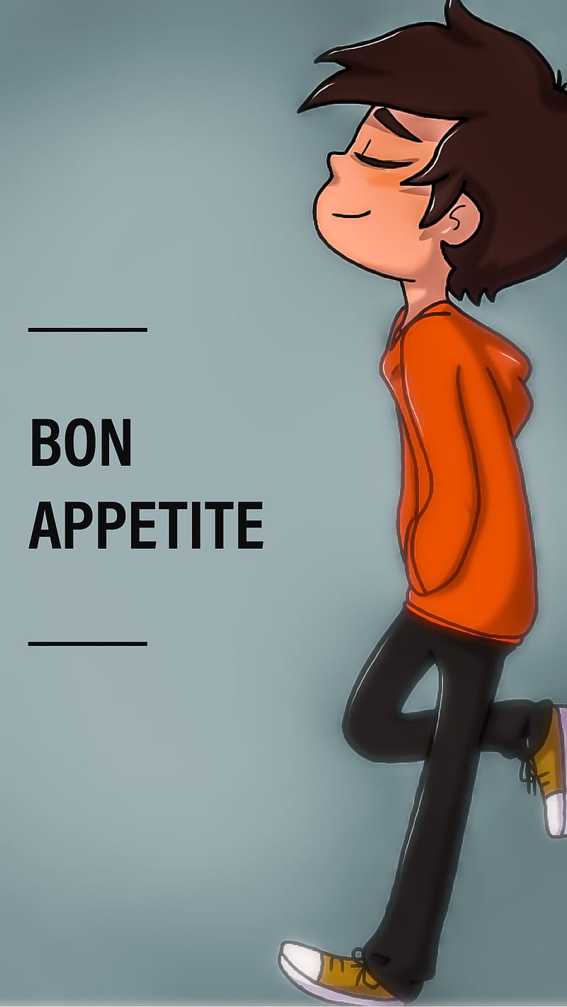 Bon Appetit, funny, quotes, HD phone wallpaper