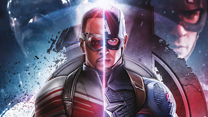 Anthony Mackie Captain America , captain-america, superheroes, artist, artwork, digital-art, HD wallpaper