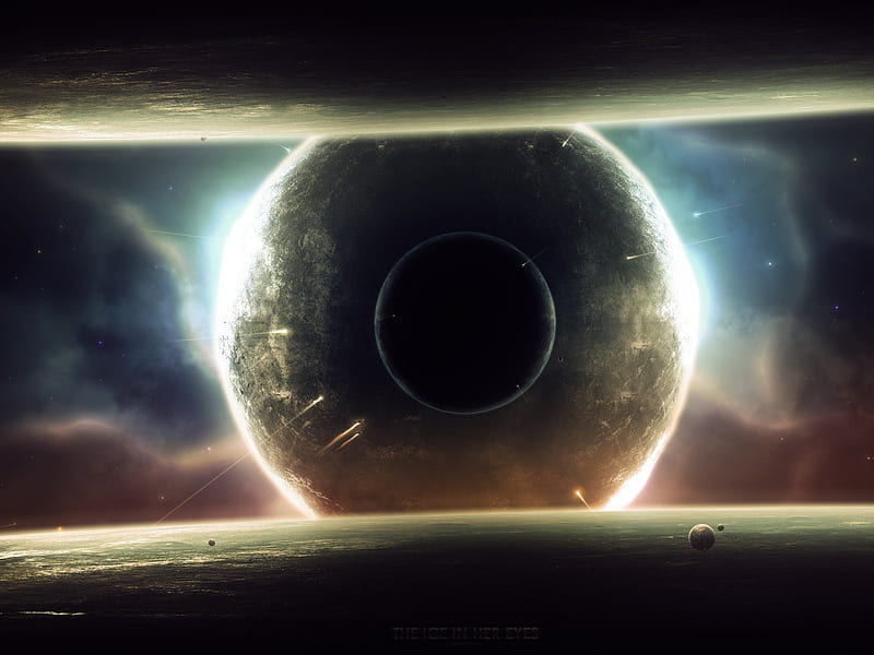 Outer Space Planets, planets, outer planets, dark planets, HD wallpaper