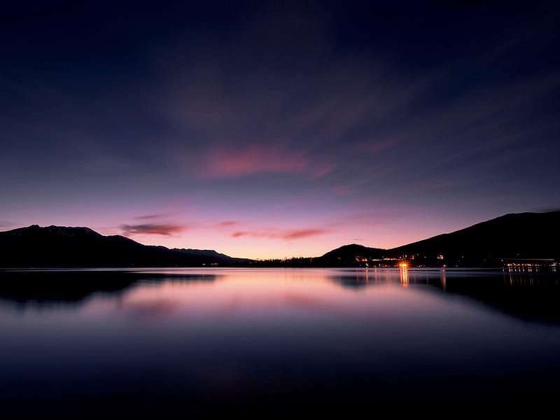 Dawn, dusk, nature, sunrise, evening, lake, landscape, HD wallpaper ...