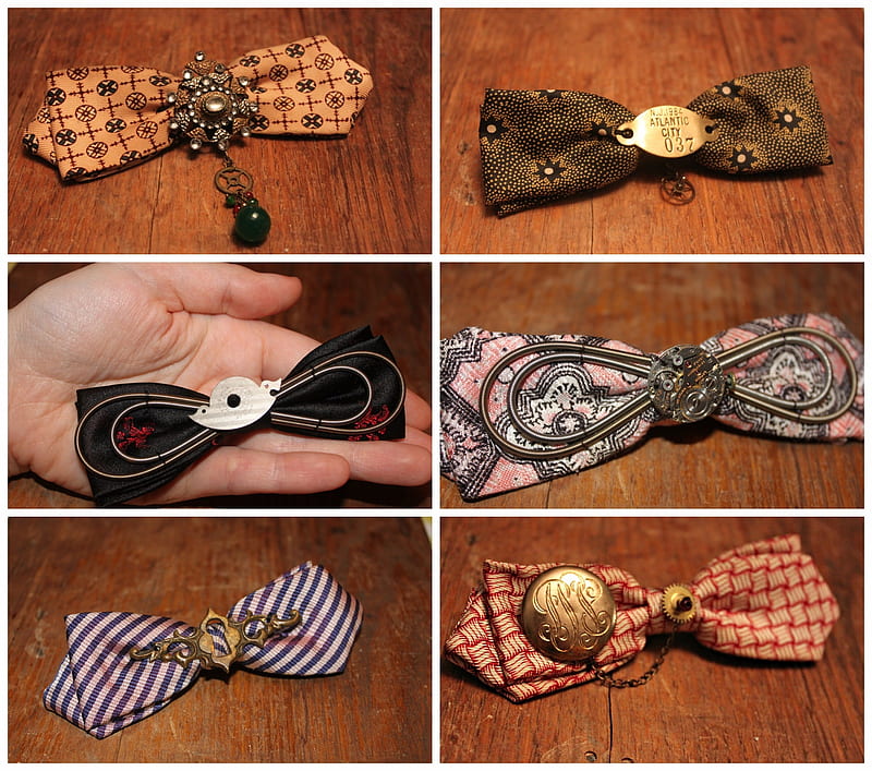 Steampunk Bow Ties, Steampunk, Bow, Abstract, Ties, graphy, HD wallpaper