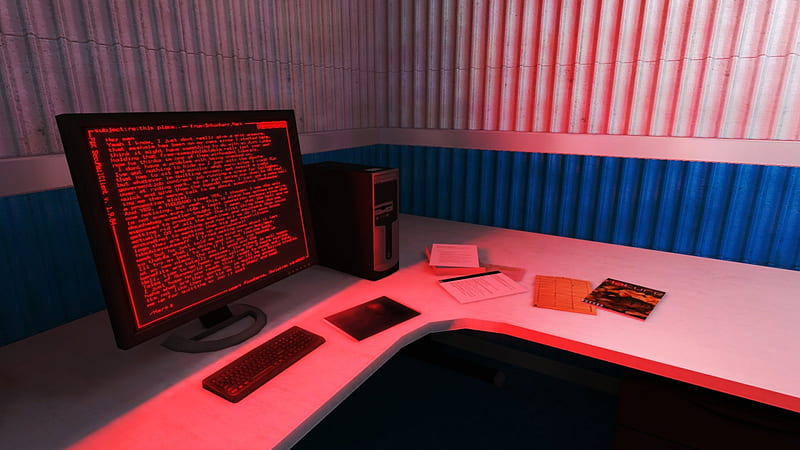 Mirrors Edge, red, computers, workstation, red computers, HD wallpaper