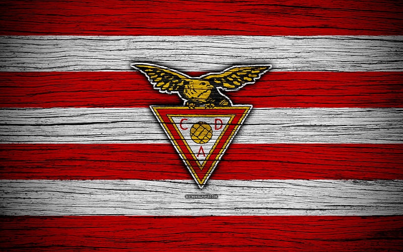 Aves Portugal, Primeira Liga, soccer, wooden texture, Aves FC, football club, logo, FC Aves, HD wallpaper