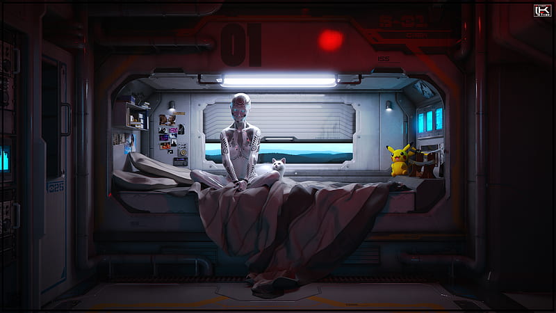 Sci Fi, Cyborg, Robot, HD wallpaper