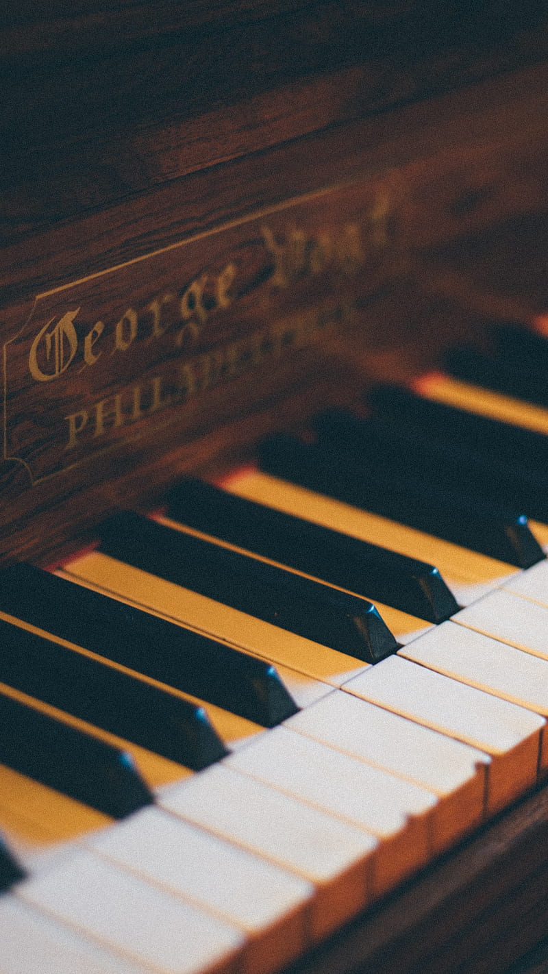 Piano Keys , blur, musical instrument, pianos, instrument, music, HD phone wallpaper