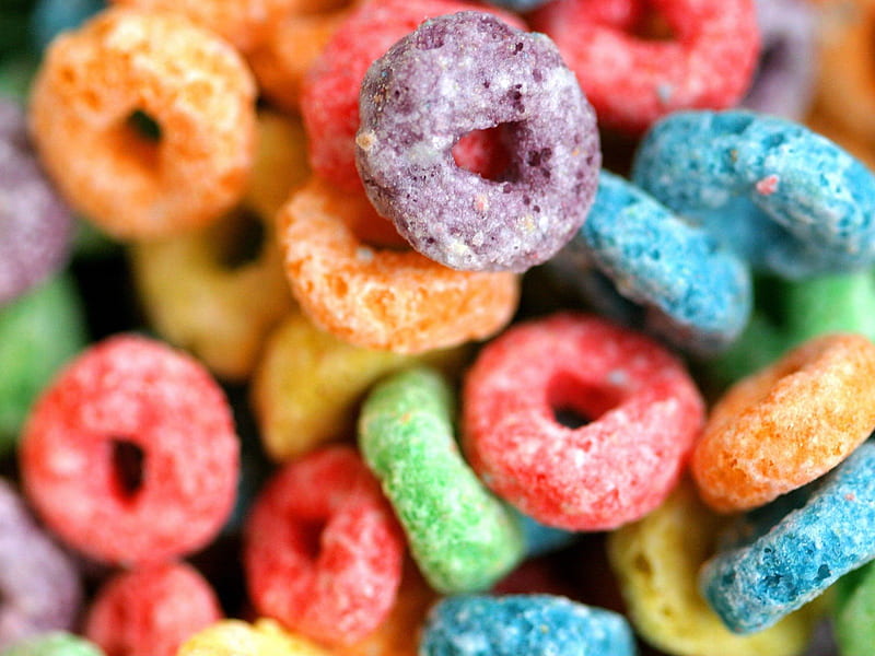 fruit loops fruit, loop, food, cereal, HD wallpaper