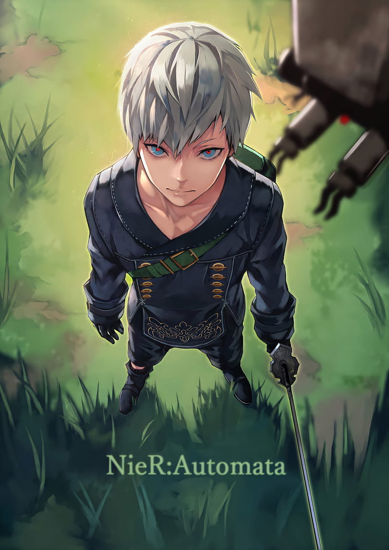 NieR:Automata Anime 2B and 9s 4K Wallpaper iPhone HD Phone #2520i