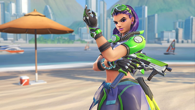 Sombra Overwatch Summer Games 2017 , sombra, overwatch, games, xbox-games, ps-games, pc-games, 2017-games, HD wallpaper