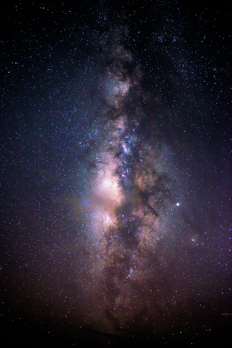 space, milky way, stars, universe, HD phone wallpaper