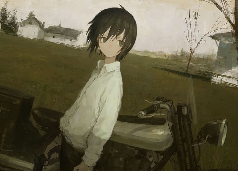 Kino and Hermes, by Pixiv Id 2045450  Kino's journey, Anime, Anime  wallpaper