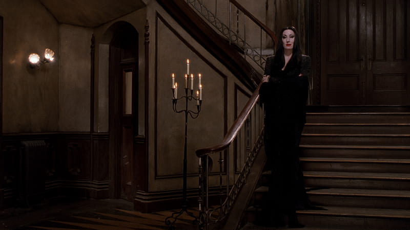 Movie, The Addams Family (1991), Morticia Addams, Anjelica Huston, HD wallpaper