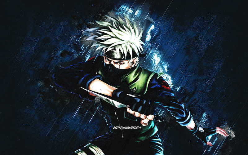 Kakashi under the Rain Green Wallpapers - Anime Naruto Wallpaper