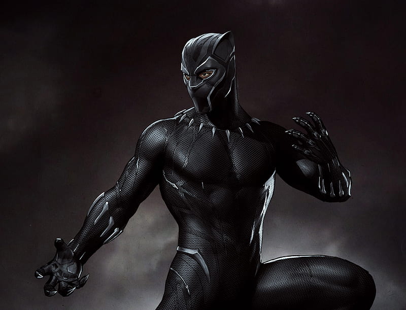 Black Panther Artwork, black-panther, artwork, movies, 2018-movies, superheroes, HD wallpaper