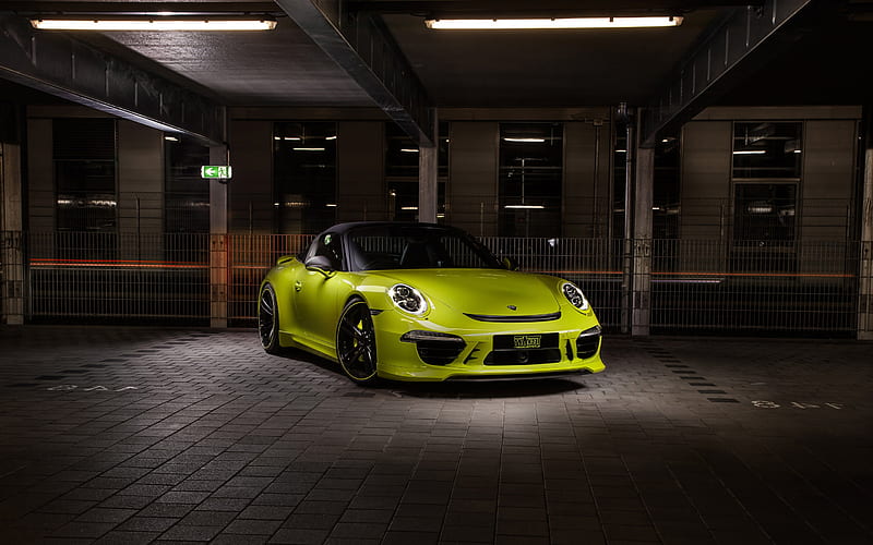 Techart Porsche 911 Targa 4s, porsche, carros, HD wallpaper