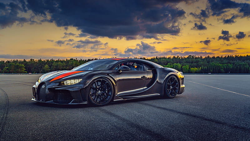 bugatti chiron super sport 300+, side view, supercars, Vehicle, HD wallpaper