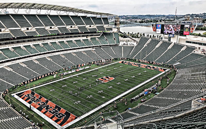 Paul Brown Stadium, Cincinnati Bengals Stadium, American Football Stadium,  NFL, HD wallpaper